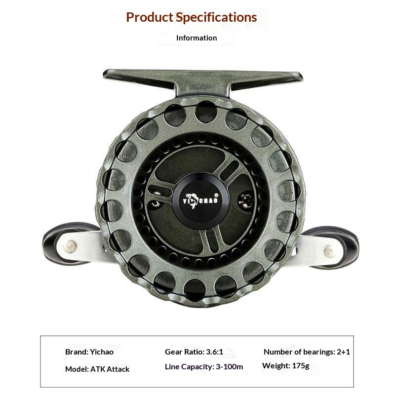 YI CHAO Atk Raft Fishing Reel  - đánh giá và giá Ice Fishing Line