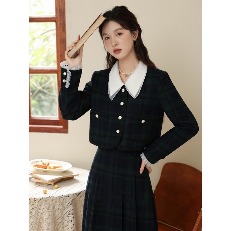 Vintage Plaid Two Piece Outfit - đánh giá và giá Fly Line